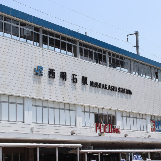 JR「西明石駅」から徒歩10分の立地