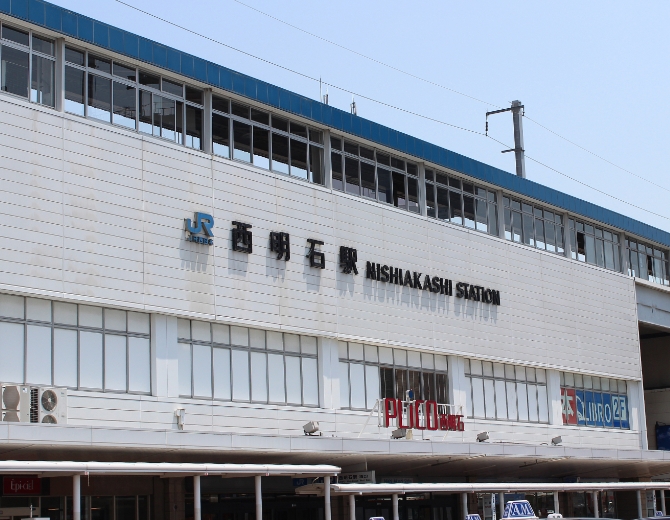 JR「西明石駅」から徒歩10分の立地